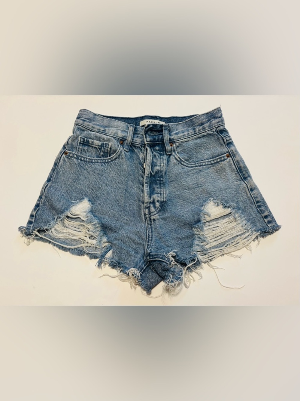 PacSun Light Blue vintage high-rise Shorts